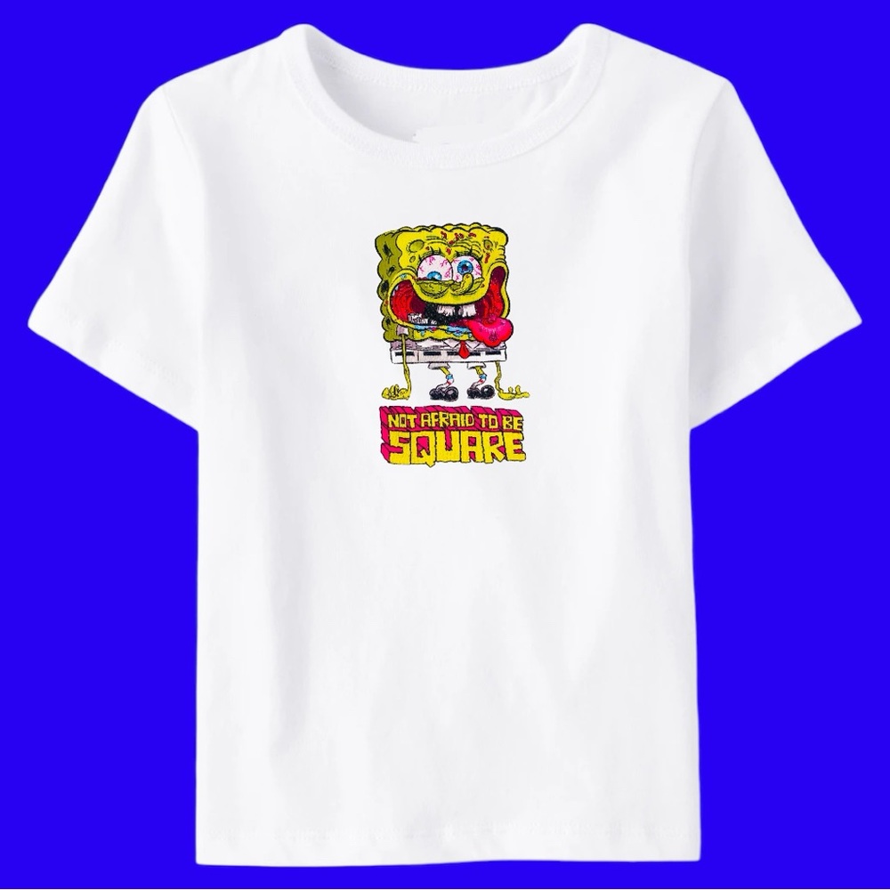NWT Zara Graphic Tshirt Kids Shirt boys girls Tee Sponge Bob Square Pants Gift - Picture 2 of 2